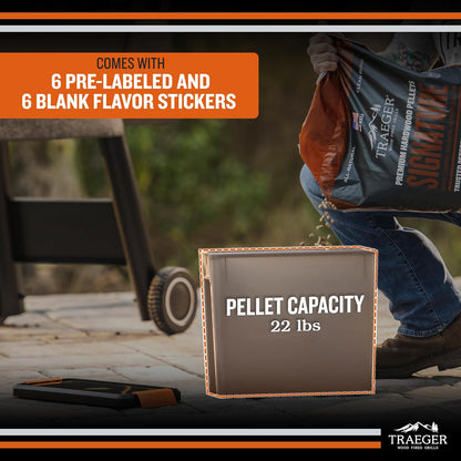 Traeger Pellet Grills Traeger Grills BAC637 StayDry - Papelera para pellets, color negro