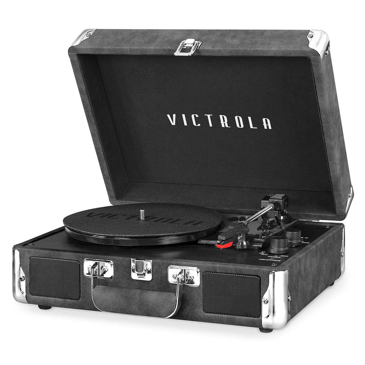 Victrola Journey Tocadiscos de Maleta Bluetooth, 3 Velocidades - Gray