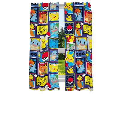 Franco Juego de Cortinas Infantiles con Personajes con Licencia - 160An x 208.3Al cm (1 Paneles) - Multicolor
