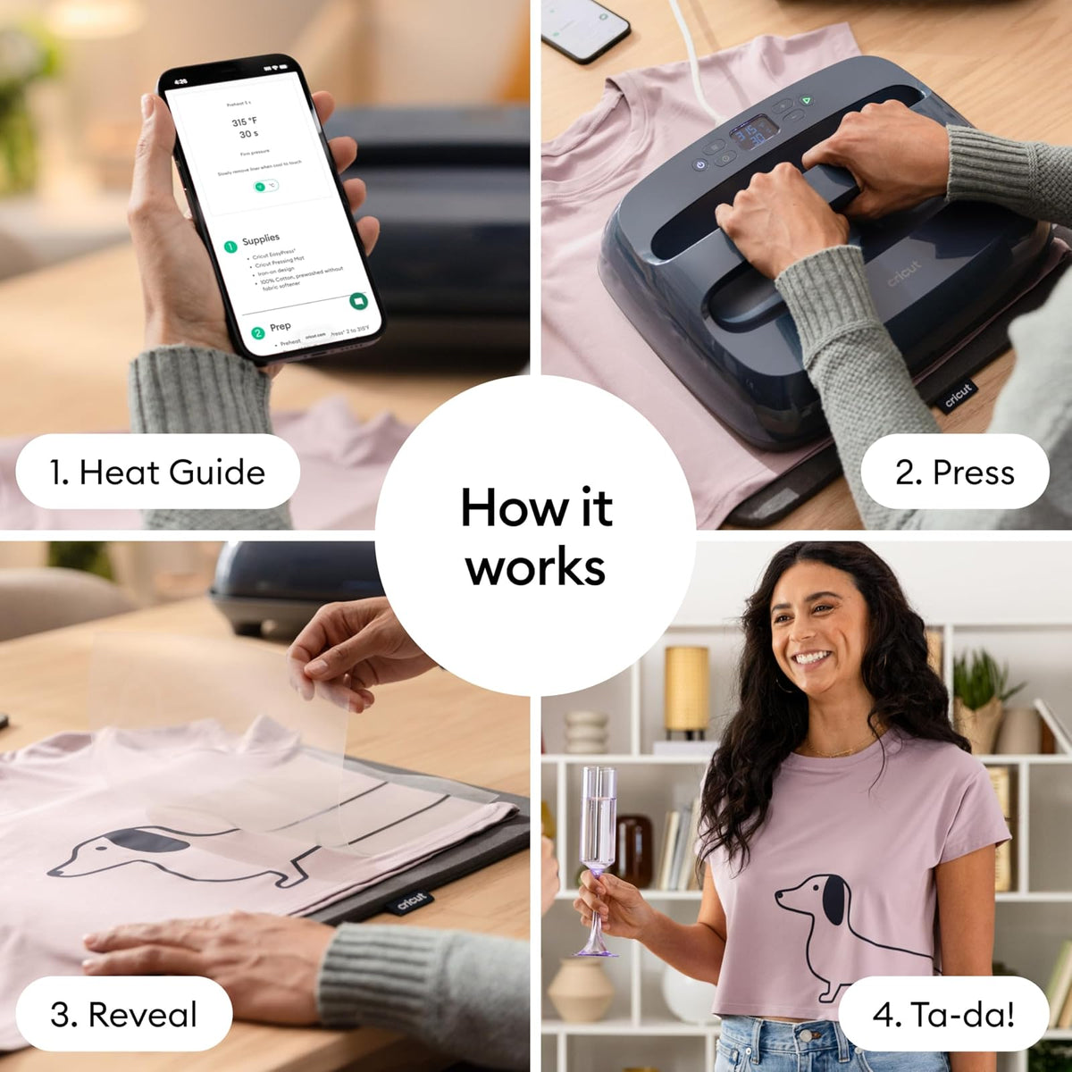 Cricut EasyPress SE – Prensa de calor de 12 x 10 pulgadas, máquina de transferencia de calor para camisetas, sudaderas, mantas, almohadas y más, fácil de usar, azul