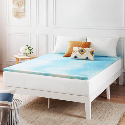 Best Price Mattress - Colchón de Espuma viscoelástica con Flujo de Aire de refrigeración AeroBreeze de 2 Pulgadas, Esencial para recámara, tamaño Queen