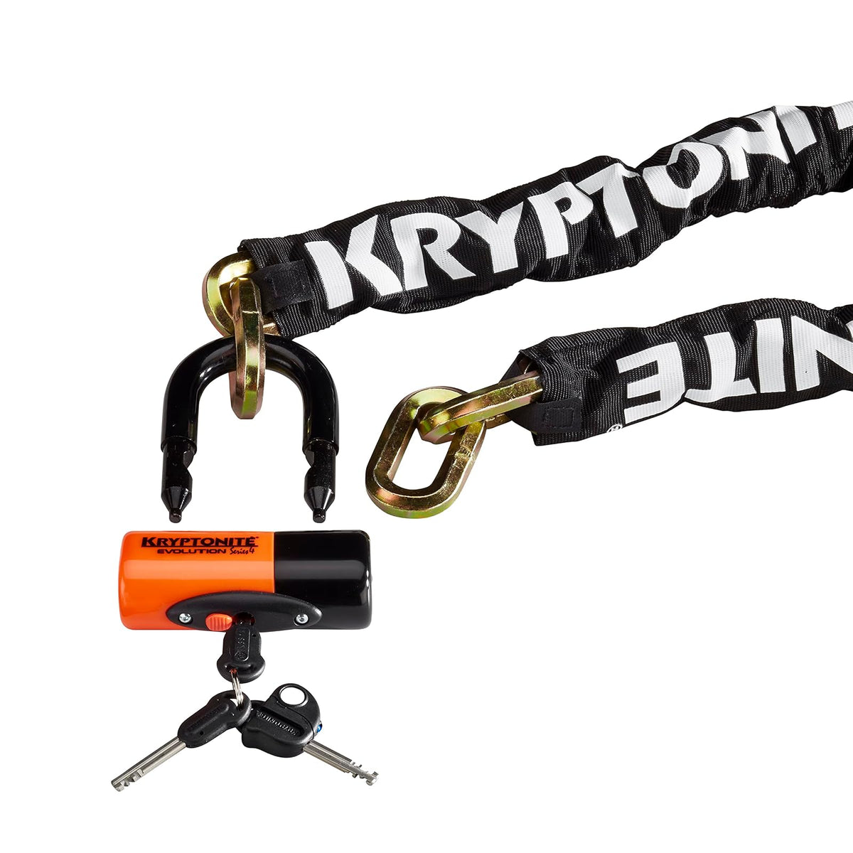 Kryptonite New York Chain with EV Series 4 Disc Lock