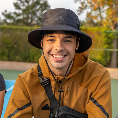 Adidas Victory Sun Bucket Hat – Wide Brim Outdoor Cap for Hiking, Sideline, Beach, and Travel Sombrero de Copa Baja Hombre