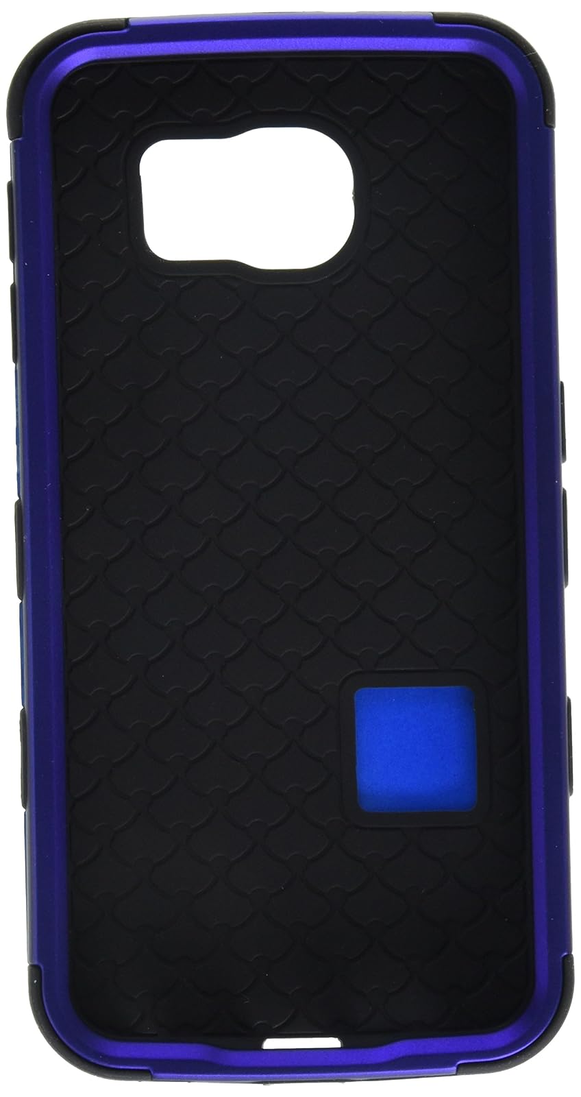 Asmyna Samsung G920 Galaxy S6 Titanium Tuff - Funda Protectora híbrida para teléfono móvil, Color Azul Oscuro/Negro