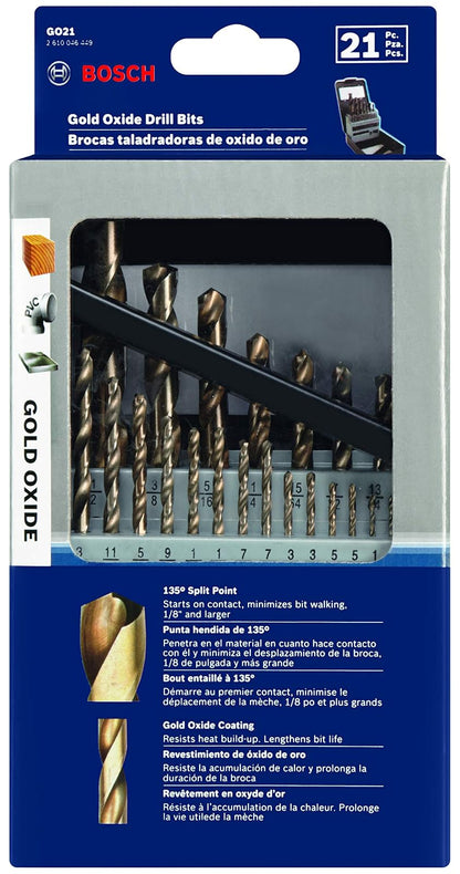 Bosch GO29 29 Pc Juego de brocas de óxido de oro