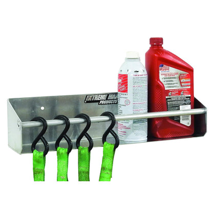 Extreme Max Estante de Almacenamiento de Aluminio para Montaje en Pared 5001.6062, Plateado