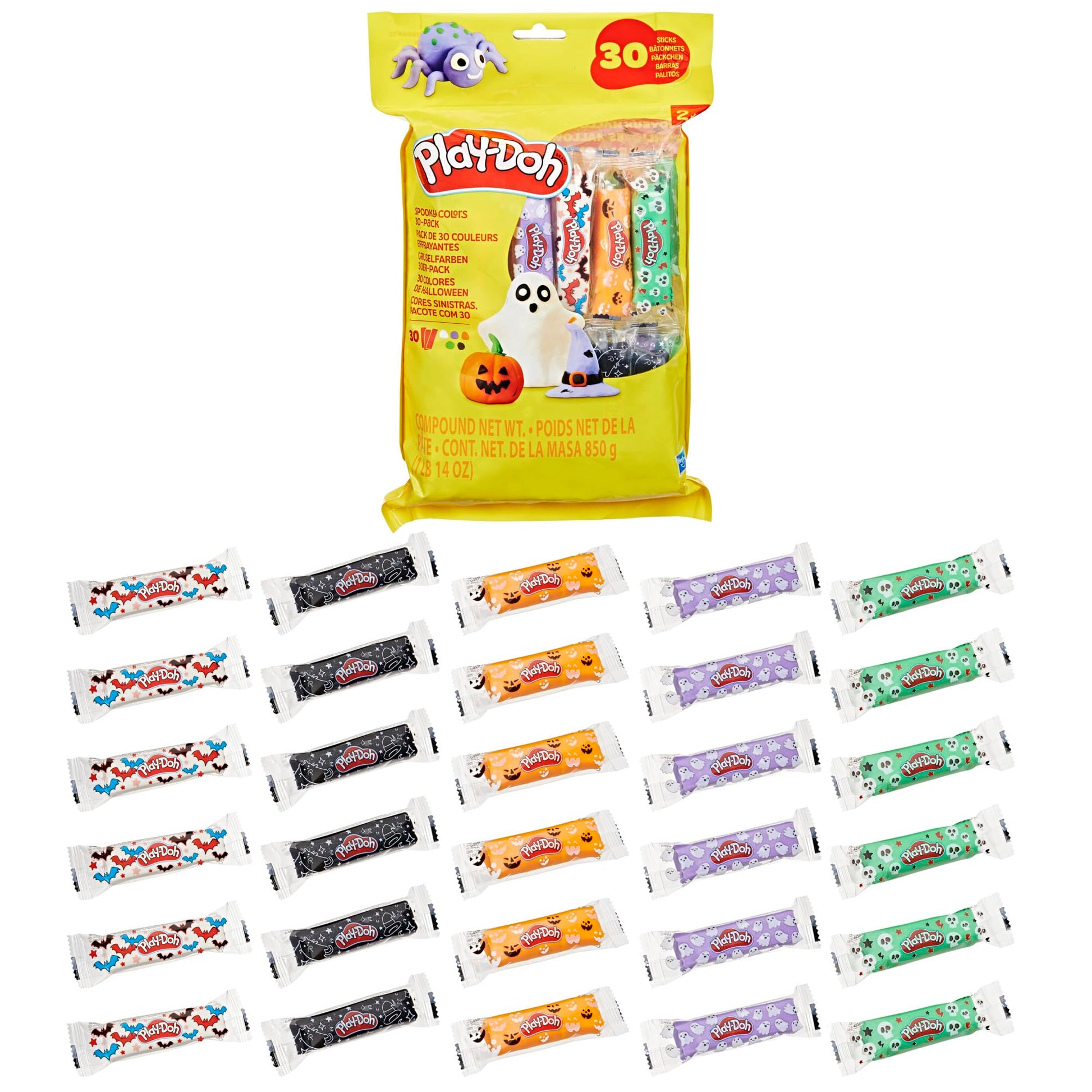 Play-Doh Masas y Platilinas Pack de 30 Colores Escalofriantes
