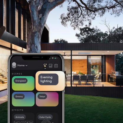 LIFX Color, BR30 1100 lúmenes, bombilla LED inteligente Wi-Fi, miles de millones de colores y blancos, no requiere puente, funciona con Alexa, Hey Google, HomeKit y Siri (2 unidades).