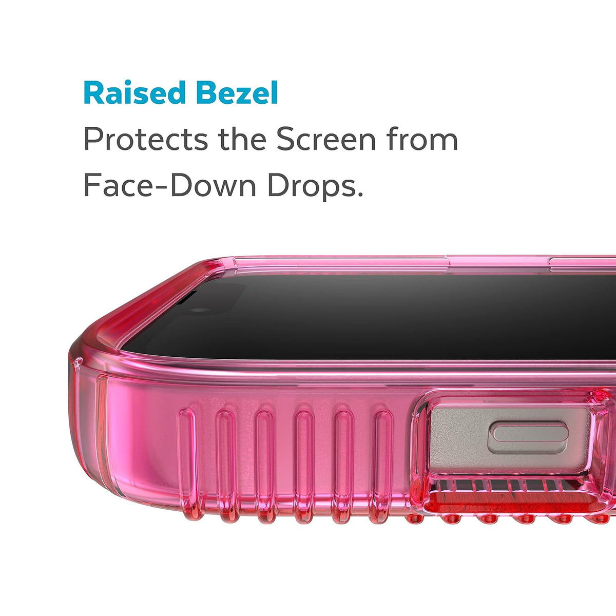 Speck - Funda transparente para iPhone 14 y iPhone 13, protección contra caídas, resistente a los arañazos y antiamarilleamiento, funda de doble capa para iPhone 14 y iPhone 13 modelo de 6.1 pulgadas,