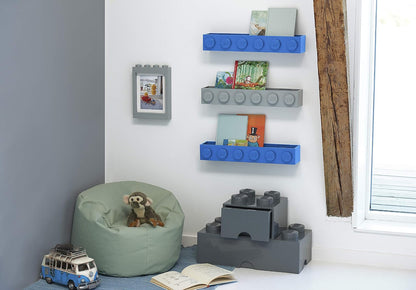 Room Copenhagen, Lego - Estante Decorativo Flotante para Almacenamiento - Gris