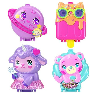 Polly Pocket Set de Juego Mundo de Compactos de Polly para niñas de 4 años en adelante