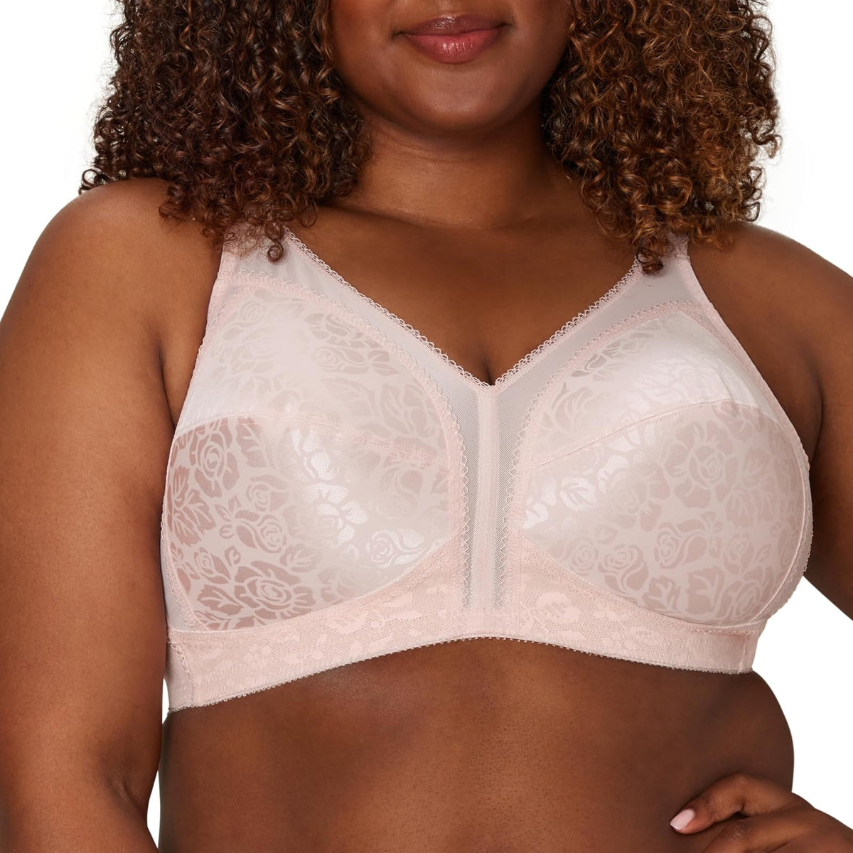 Playtex 18 Hour Brasier Inalámbrico de Cobertura Completa - 36B - rojo rosado (Pretty Blush)