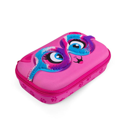 ZIPIT Estuche para lápices para niñas | Estuche de gran capacidad | Estuche escolar para niñas y niños (Rosa)