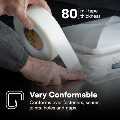 3M™ Extreme Sealing Tape 4412W+, blanco, 2" x 18 yardas, 1 rollo