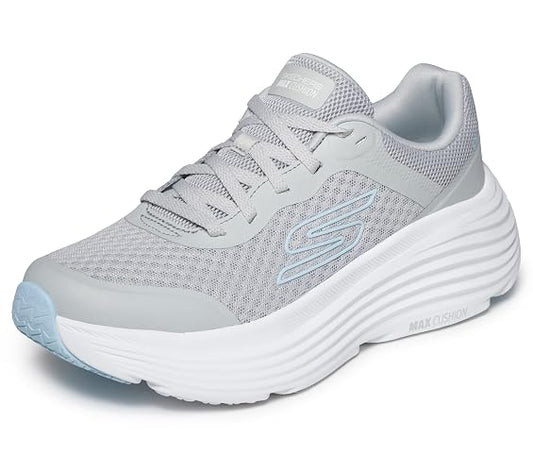 Skechers MAX Cushion Endeavour Canova para Mujer | Amortiguación máxima, plantilla Goga Mat refrigerada por aire, entresuela ultraligera, parte superior de malla transpirable