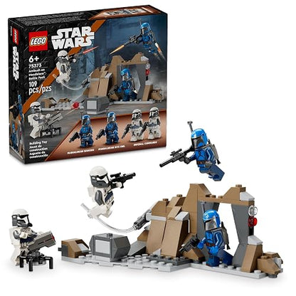 LEGO® Star Wars: The Mandalorian Pack de Combate: Emboscada en Mandalore™ Juguete de construcción Coleccionable, Idea de Regalo para niños y niñas de 6 años o más 75373
