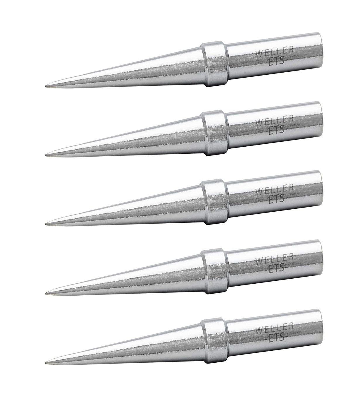 Weller Juego de 5 Puntas para Cautín WE1010 (ETSET-5) - 0.016-Inches - Cónico