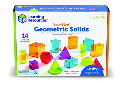 Learning Resources Formas Geométricas Transparentes