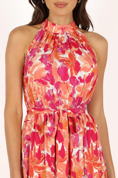 Petal & Pup Vestido Maxi Halter Caroline Vestido para ocasión Especial Mujer
