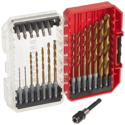 CRAFTSMAN - Juego de brocas y destornilladores, revestimiento de nitruro de titanio, 21 piezas (CMAM3211)