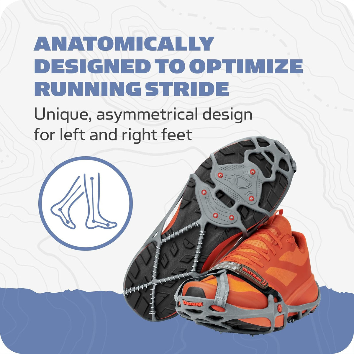 YakTrax Men's Run Traction Cleats