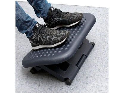 Mind Reader Reposar pie ergonómico, alivio de presión para mayor comodidad, espalda y cuerpo, 1 paquete, negro