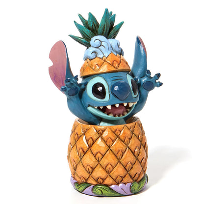 Enesco Jim Shore Disney Traditions Lilo and Stitch Figura de piña, 5.75 Pulgadas, Multicolor