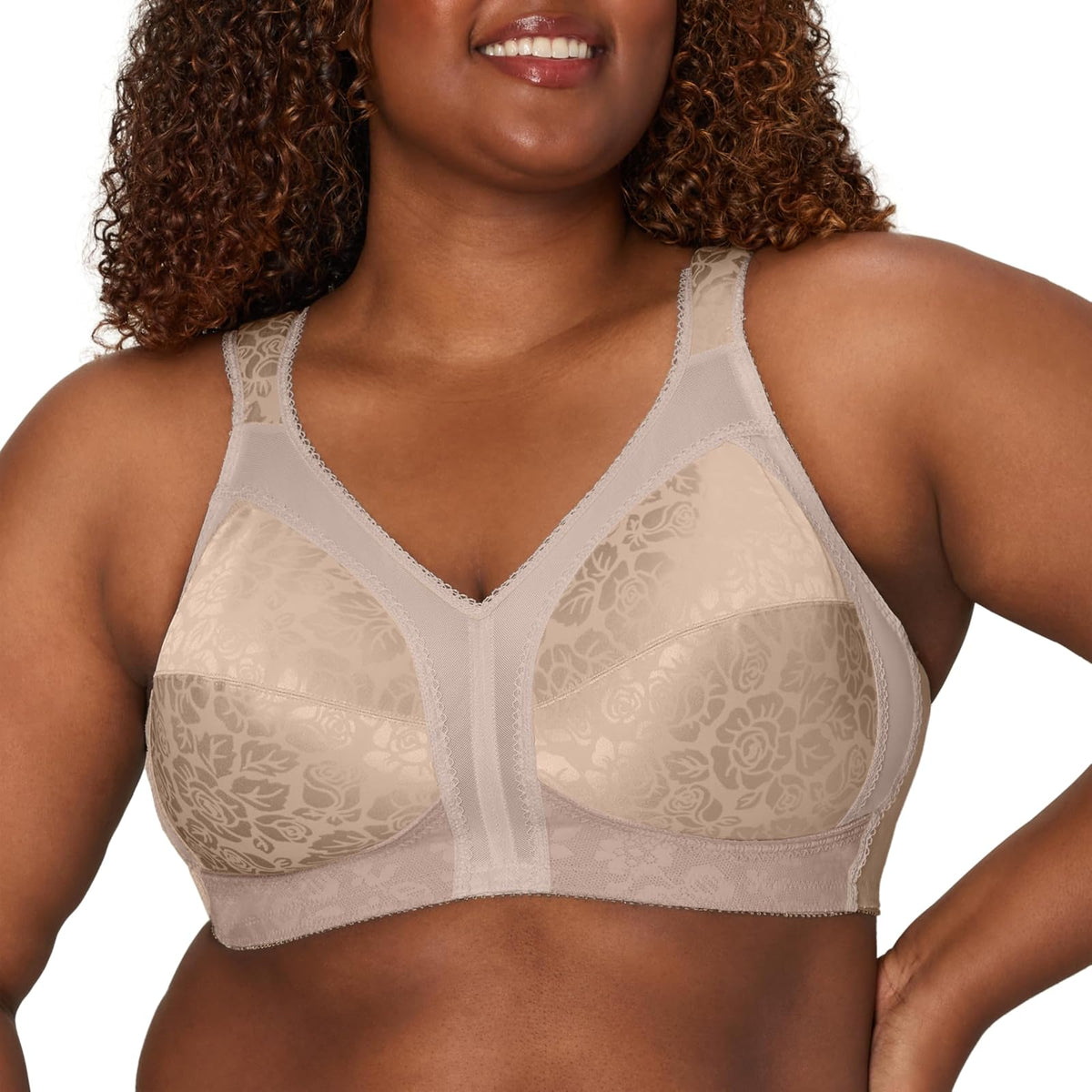 Playtex 18 Hour Brasier Inalámbrico de Cobertura Completa - 34D - Toffee