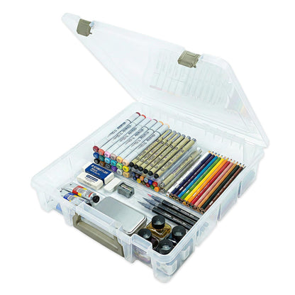 ArtBin Super Satchel Caja Organizadora para Manualidades - Dorado - 1 paquete
