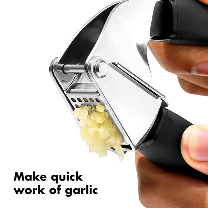 OXO Good Grips - Prensa de ajo de acero inoxidable