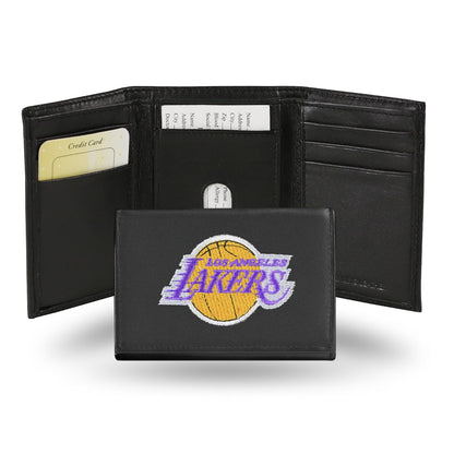NBA Atlanta Hawks - Cartera de Piel Bordada Triple