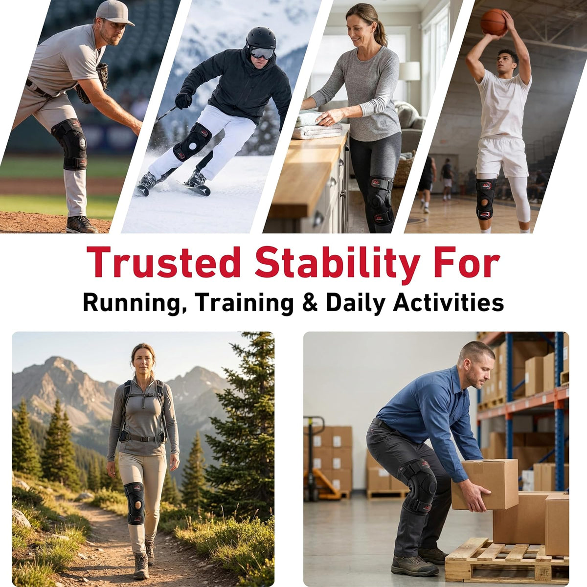 McDavid rodillera apoyo y compresión rodillera W/lado se mantiene y Cross correas para estabilidad de la rodilla, tendón rotuliano soporte, tendinitis alivio del dolor, recuperación y prevención de lesiones moderada, para hombres y mujeres, Negro, XX-Larg
