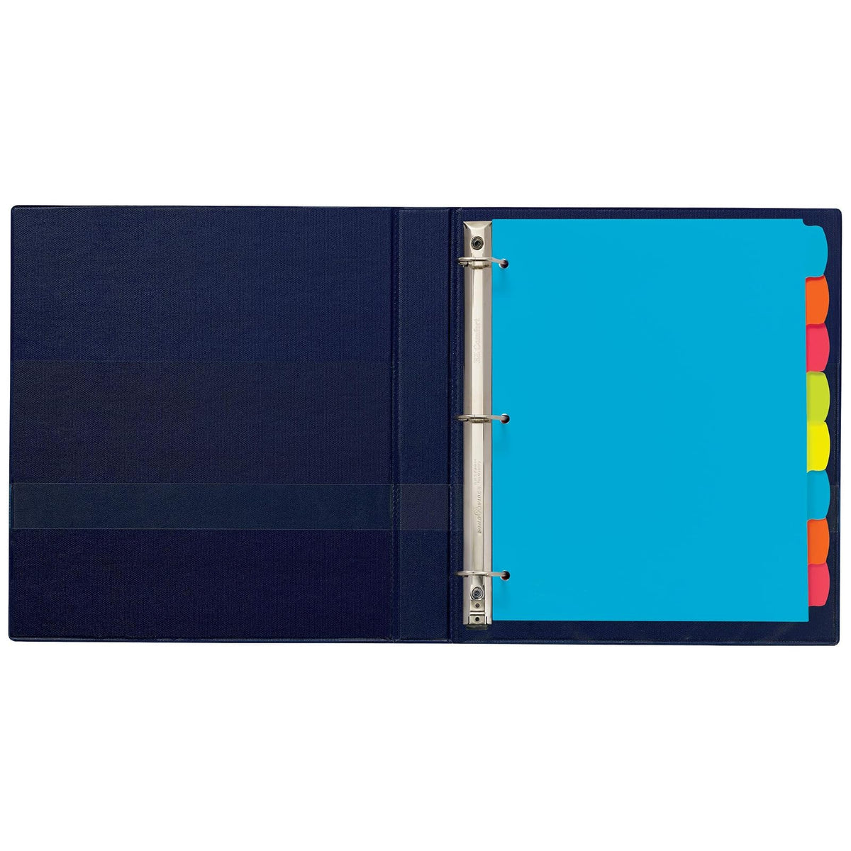 Avery Big Tab Write & Erase Divisores de plástico duradero, juego de 8 pestañas, brillos multicolores, 3 juegos (21210)