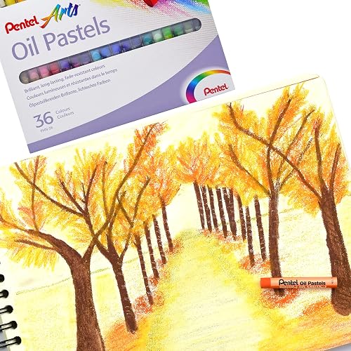 Pentel de México PHN-50 de México PHN-50 Pasteles de aceite color Multicolor pack of/paquete de 50