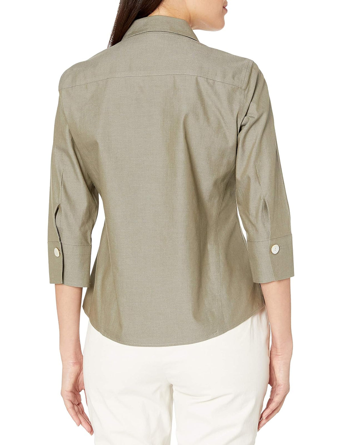 Foxcroft Camiseta Paigely para Mujer sin Planchar, Esencial
