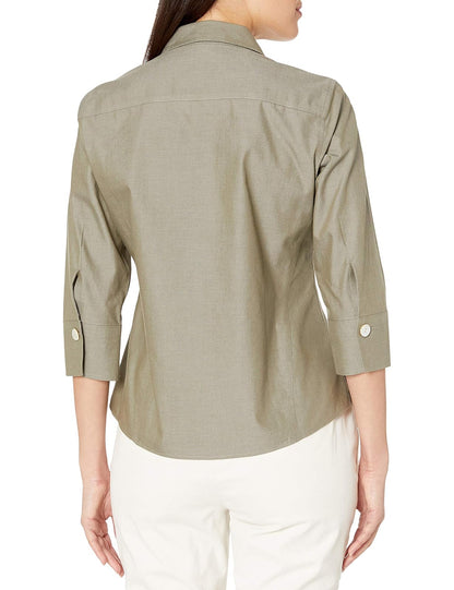 Foxcroft Camiseta Paigely para Mujer sin Planchar, Esencial