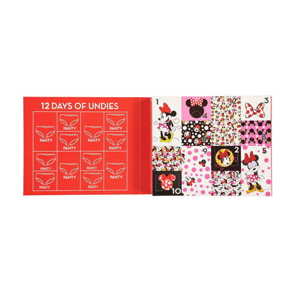Disney Girls Minnie Mouse Exclusivo Paquete de 12 Bragas Avent perfectas para Regalar y Entrenar al baño en Tallas 2/3T y 4T