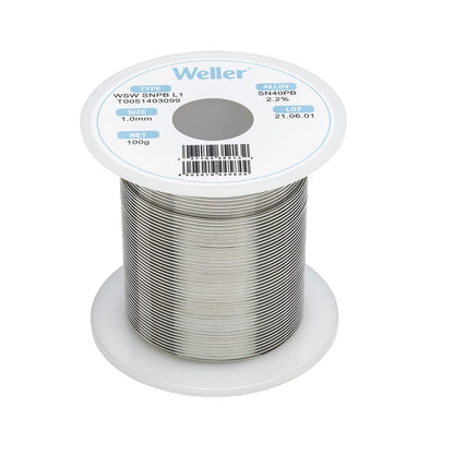 Weller Alambre de Soldadura Estaño-Plomo Sn60Pb40 - 1,0 mm
