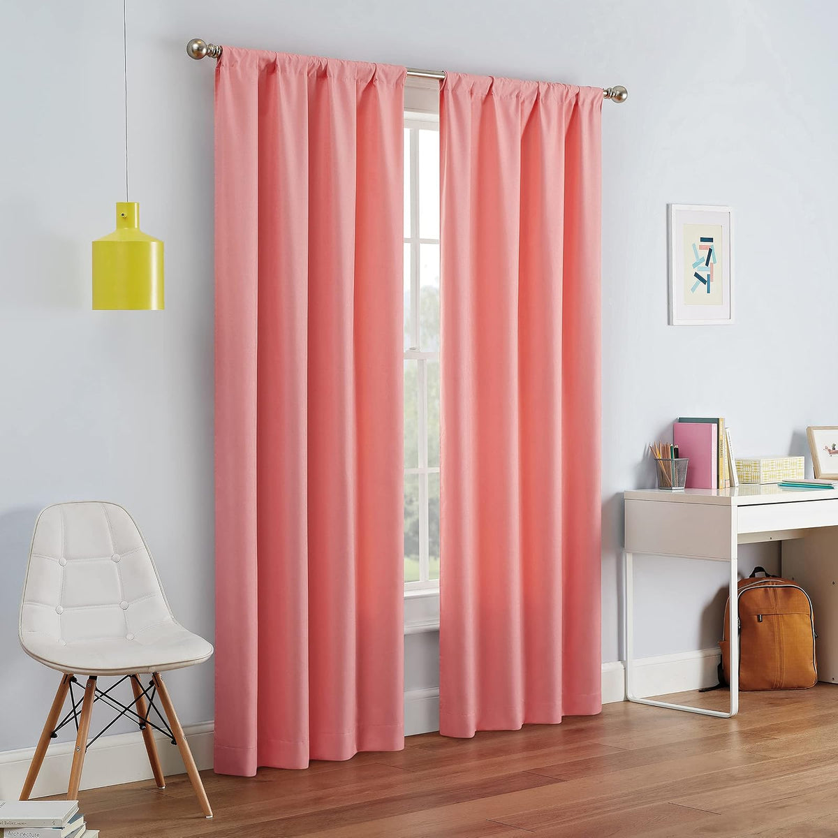 Eclipse Kendall Panel de Cortina Blackout Térmica - Rosado - 106.7An x 137.2Al cm (1 Paneles)