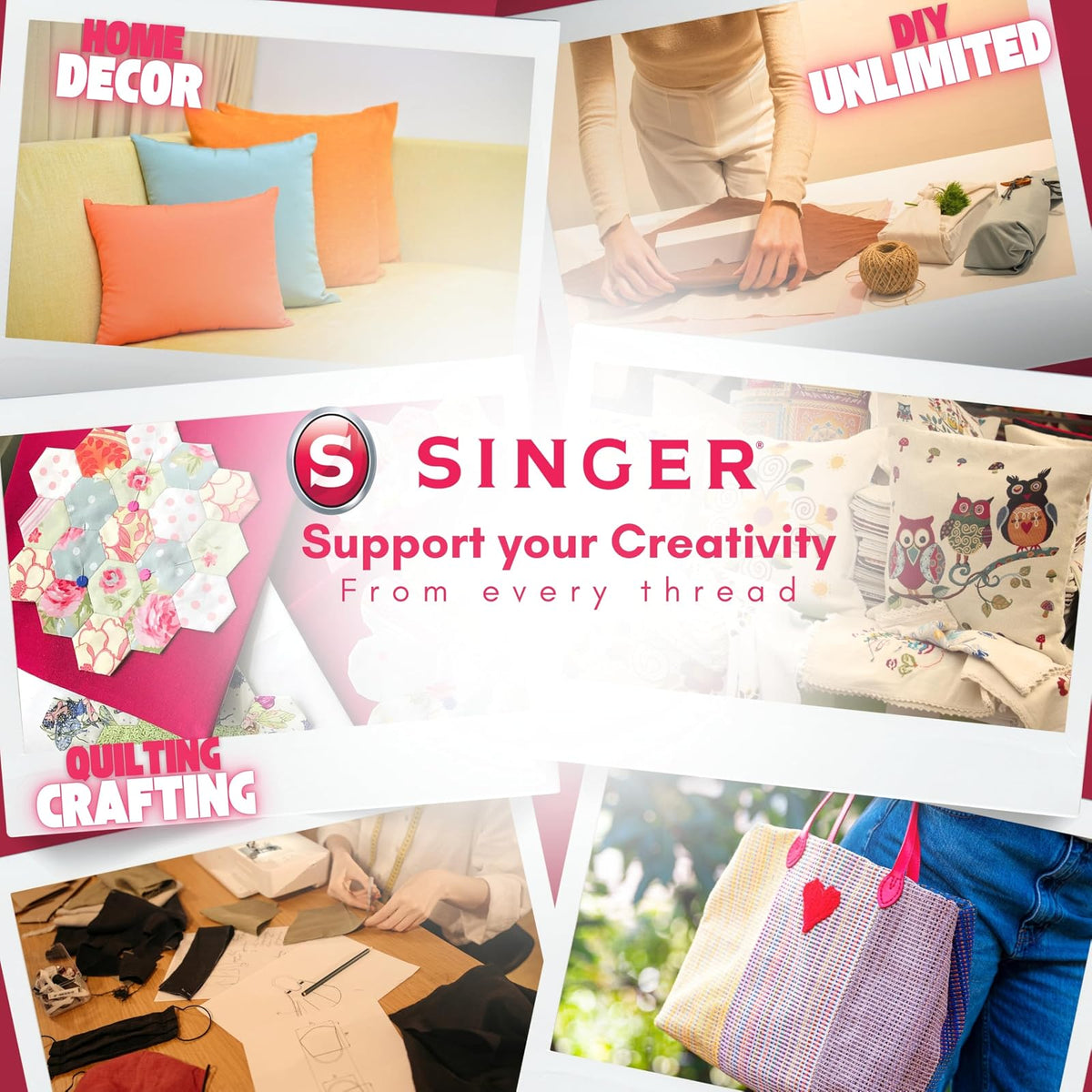 SINGER Fabrics, 100% algodón, tigre naranja, precortado de 2 yardas