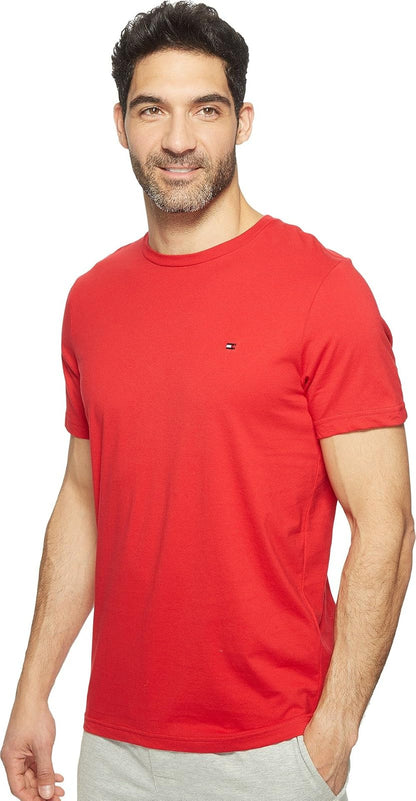 Tommy Hilfiger Wing Tip Crew Neck Short Sleeve Flag Logo T-Shirt