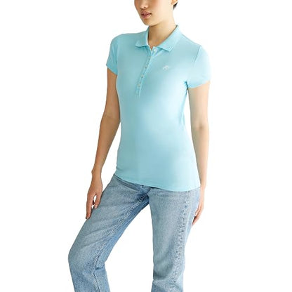 Aeropostale Aero Solid A87 Polo para Mujer