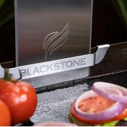 5188 Puerta Trasera para Engrasar con 3 Ganchos Magnéticos y Soporte de Herramientas para Plancha Barbacoa, Plateado