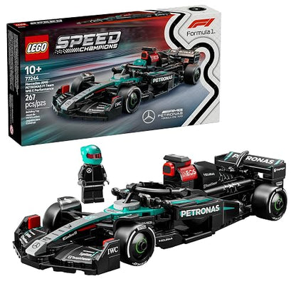 LEGO Speed Champions Auto de Carreras Mercedes-AMG F1 W15 Vehículo de Juguete, Set con 1 minifigura de piloto, Modelo construible, Regalo Coleccionable para niños y niñas 77244