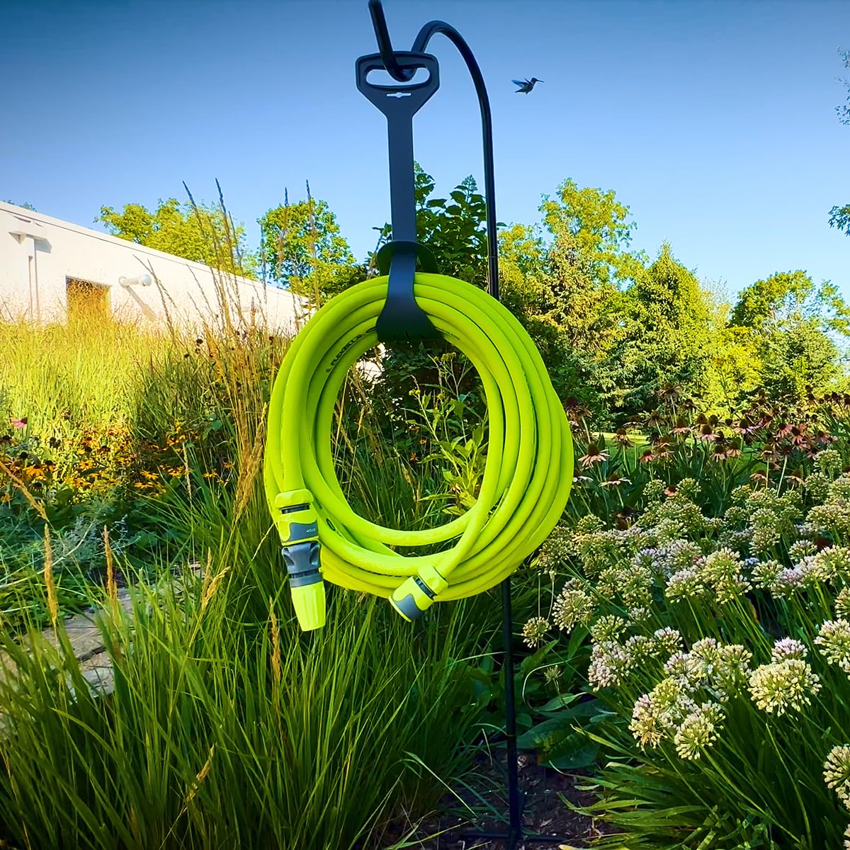 Flexzilla Garden Hose Kit with Quick Connect Attachments, 1/2 in. x 50 ft., Heavy Duty, Lightweight, ZillaGreen