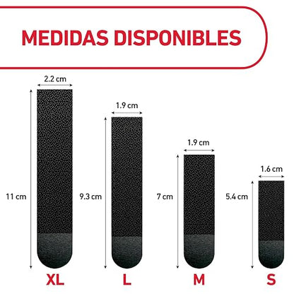 COMMAND 3M Tiras Adhesivas para Colgar Cuadros Grandes Negras 12 piezas | Decora sin dañar paredes, Removibles y sin residuos, No requiere herramientas, Soporta hasta 7.2 kg, Uso interior