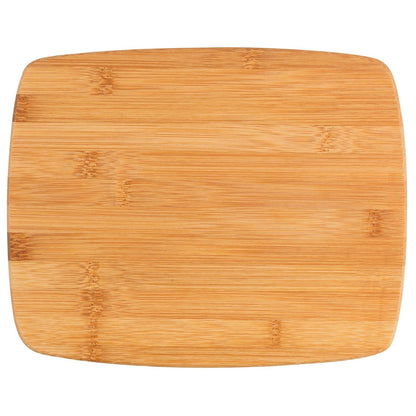 Vasconia 4048124 Tabla Para Picar Básicos de Bambú, Café, Grande + 4048117 Tabla Para Picar Básicos de Bambú, Café, Mediana