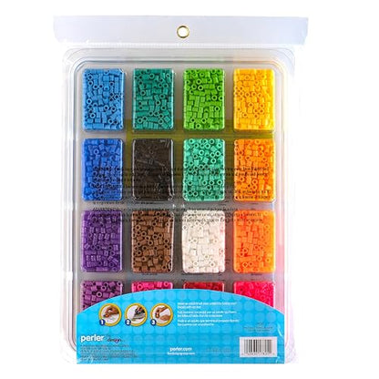 Perler Beads - Bandeja de abalorio para manualidades con abalorio de perler (4001 unidades)