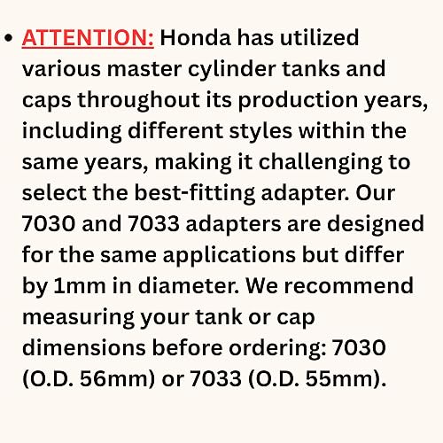 CTA Tools 7030 Master Cylinder Adapter - Honda