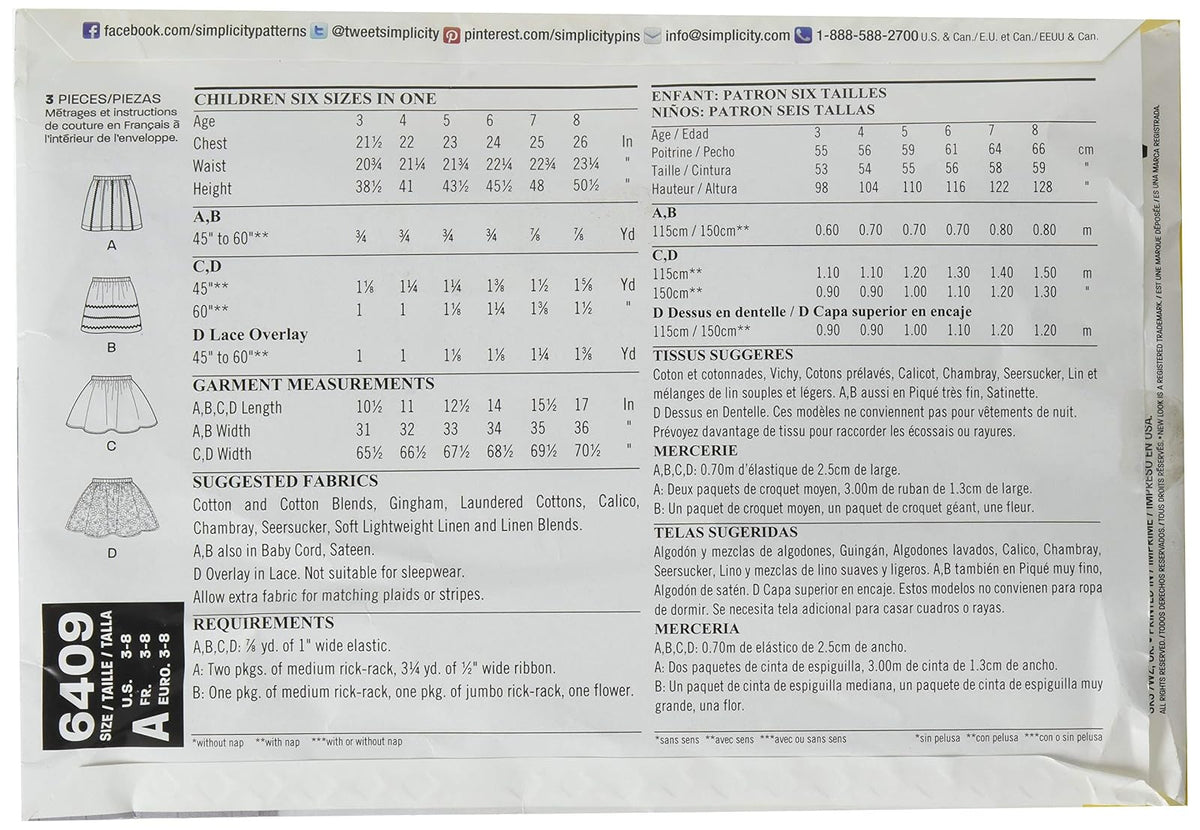 New Look UN6409A - Patrón de Costura para Confeccionar Mocasines Infantiles (3-4-5-6-7-8)